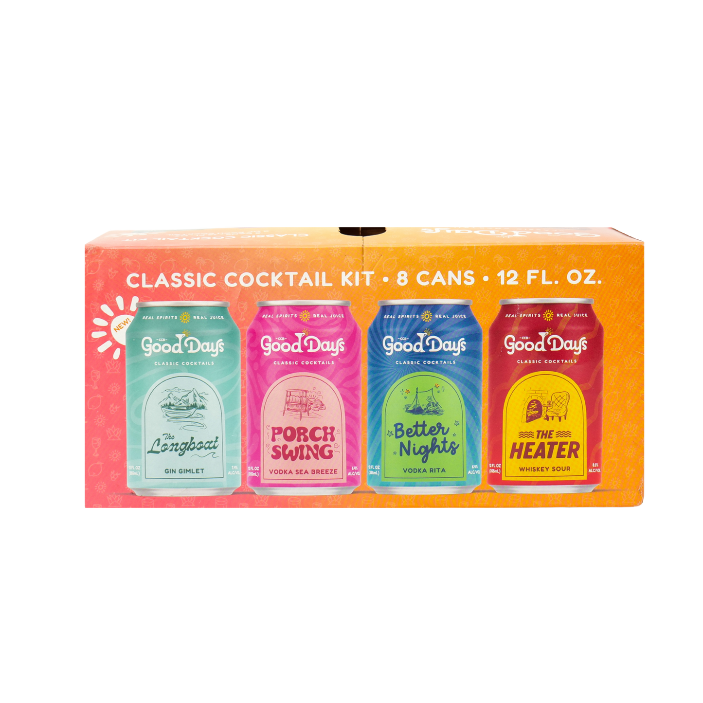 Classic Cocktails Variety 8-Pack
