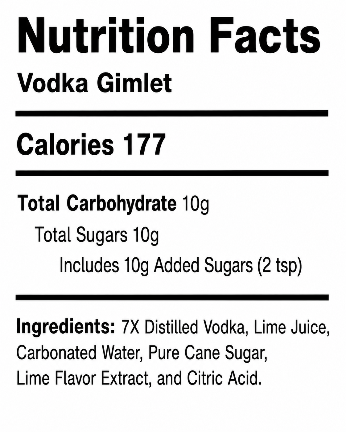 Vodka Gimlet - 4 Pack