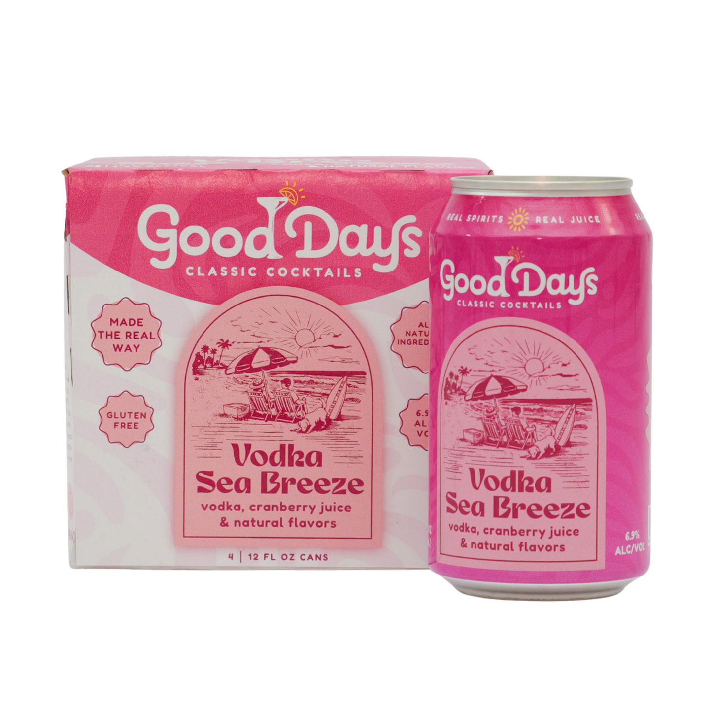 Vodka Sea Breeze - 4 Pack