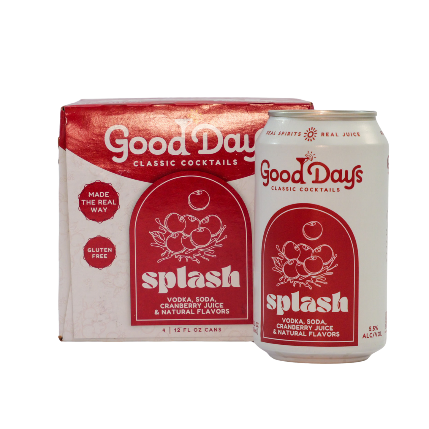 Splash Cranberry - 4 Pack