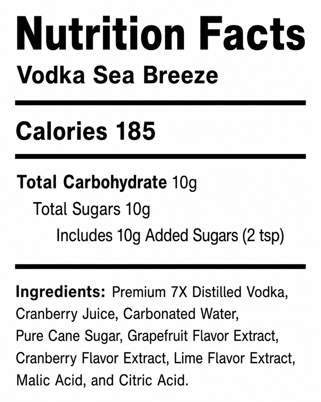 Vodka Sea Breeze - 4 Pack