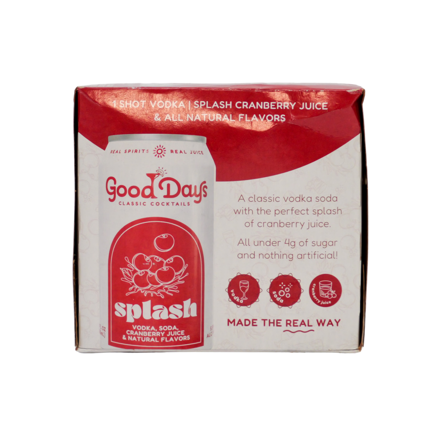 Splash Cranberry - 4 Pack