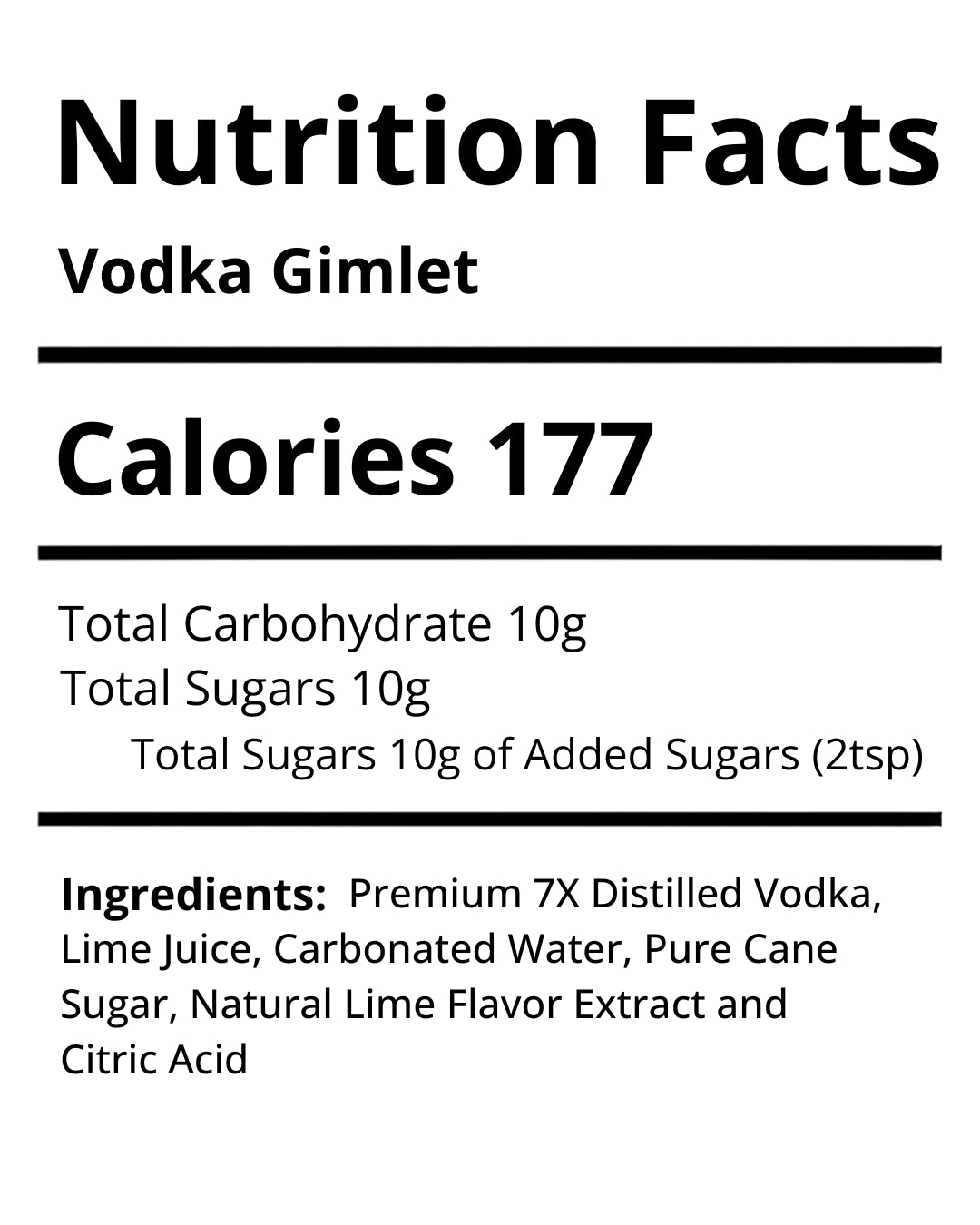 Vodka Gimlet - 4 Pack