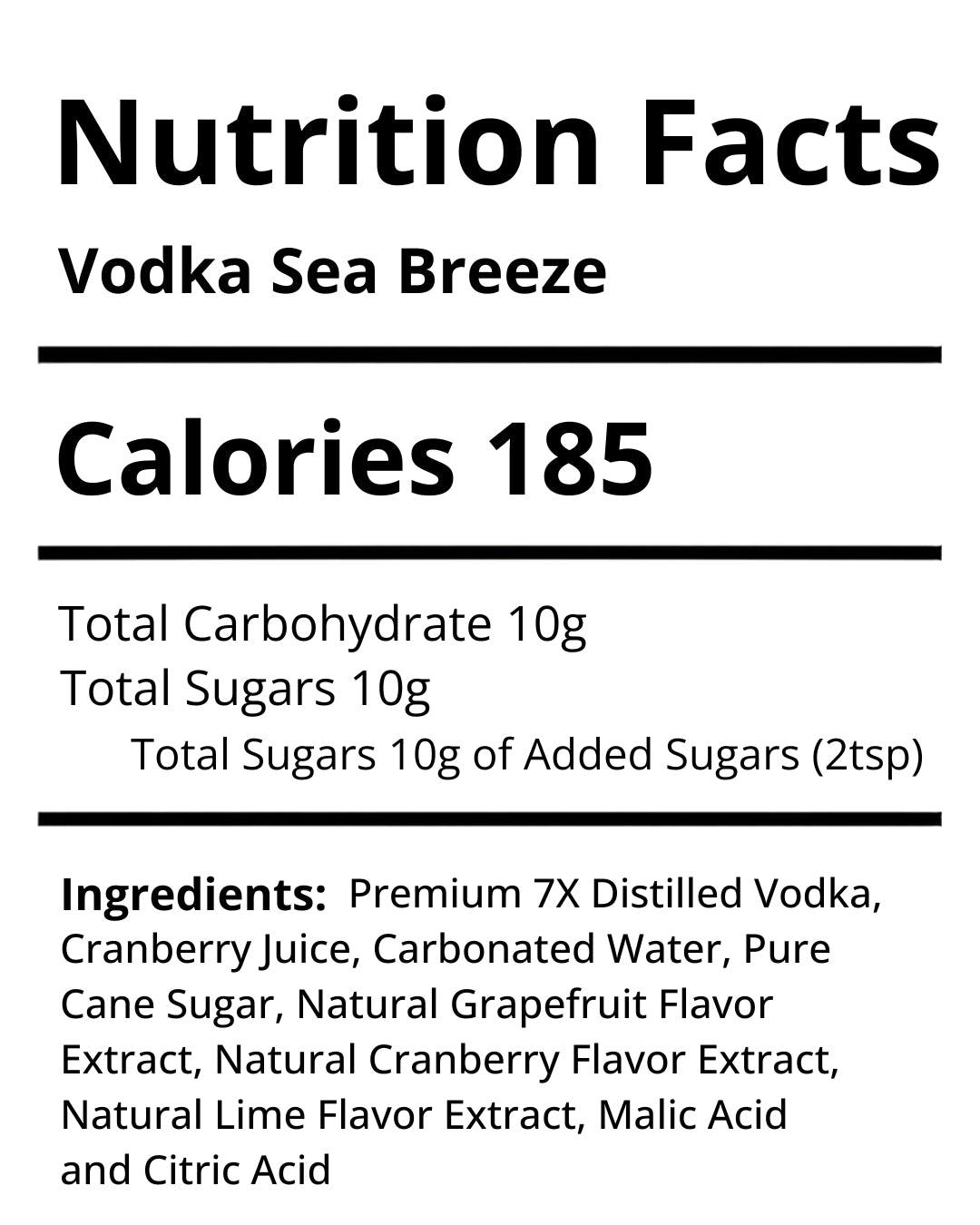 Vodka Sea Breeze - 4 Pack