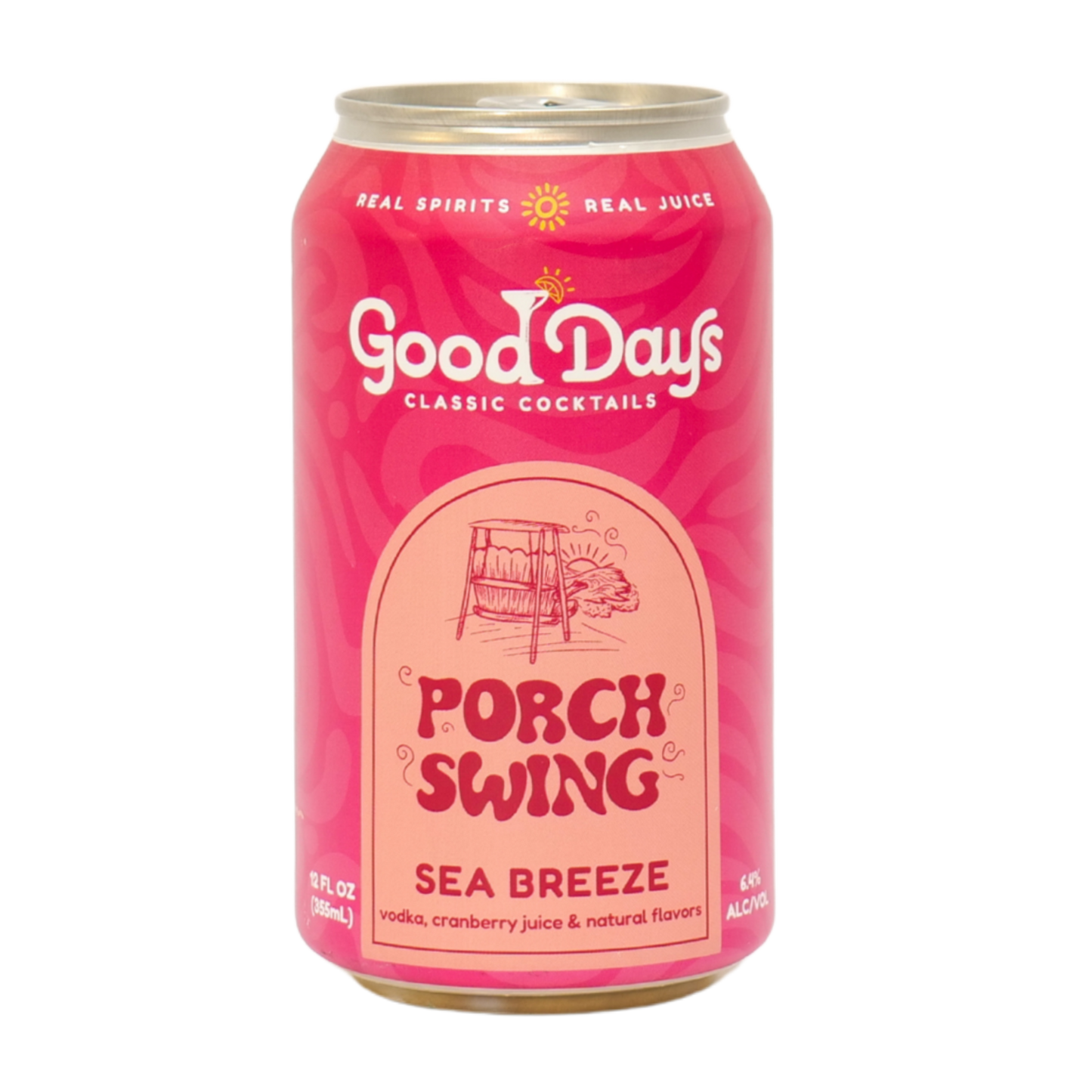 Vodka Sea Breeze (Porch Swing) - 4 Pack