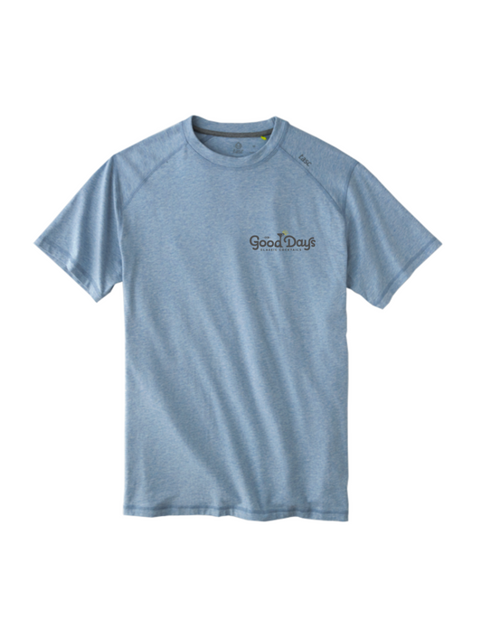 GoodDays Tasc Performance Tee - Chambray Heather