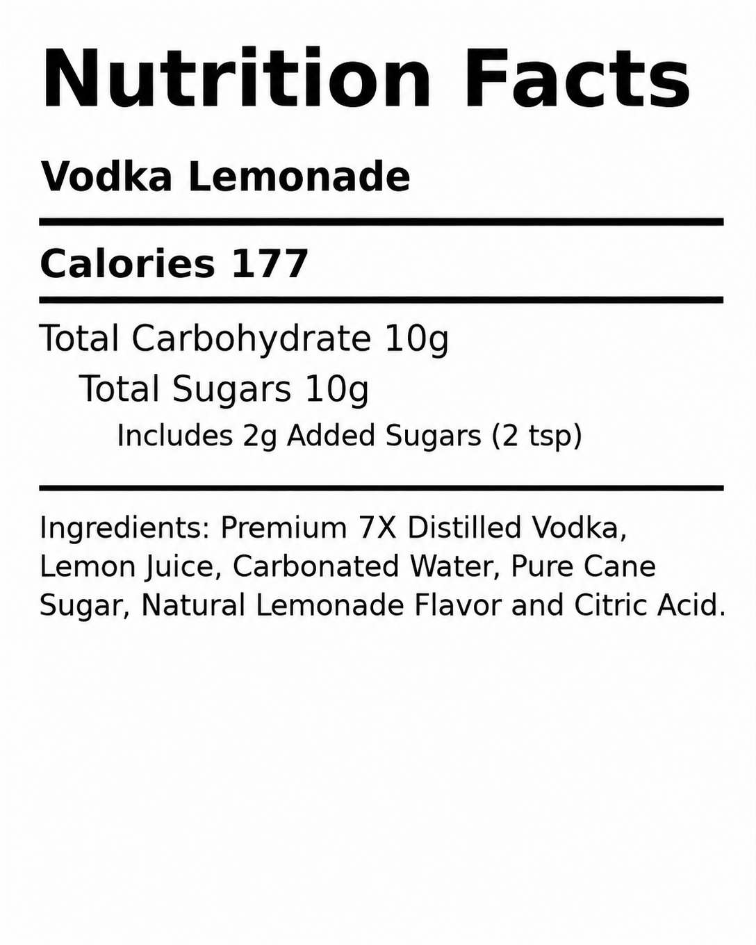 Vodka Lemonade - 4 Pack