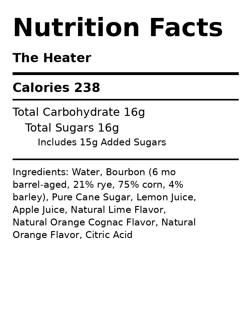 Whiskey Sour (The Heater) - 4 Pack